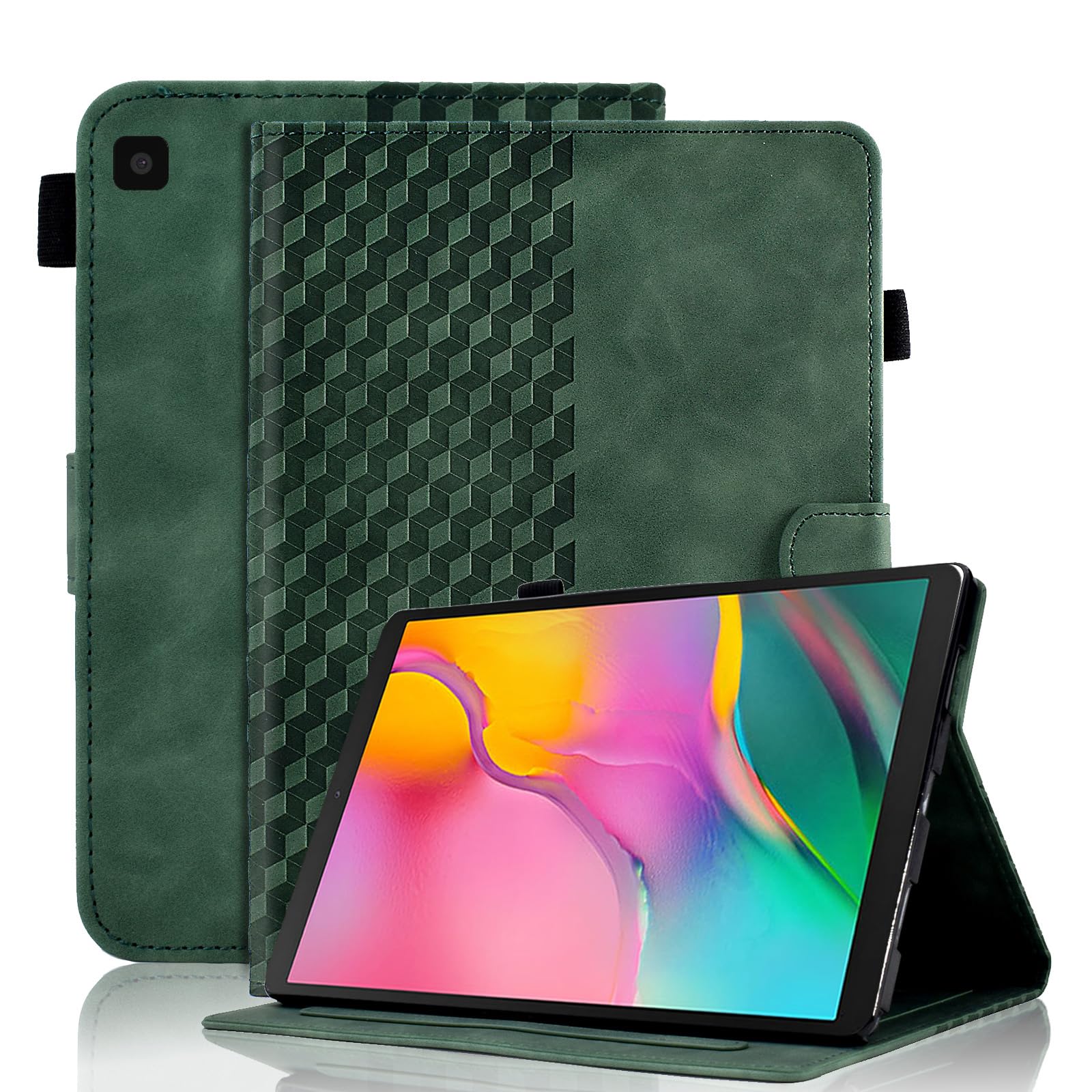 Case for Honor Pad X8a 11 Inch Tablet 2024 Protective Case Premium Leather Folio Smart Case with Auto Sleep/Wake Pen Holder Card Slot for Honor Pad X8a- Dark Green — view 169