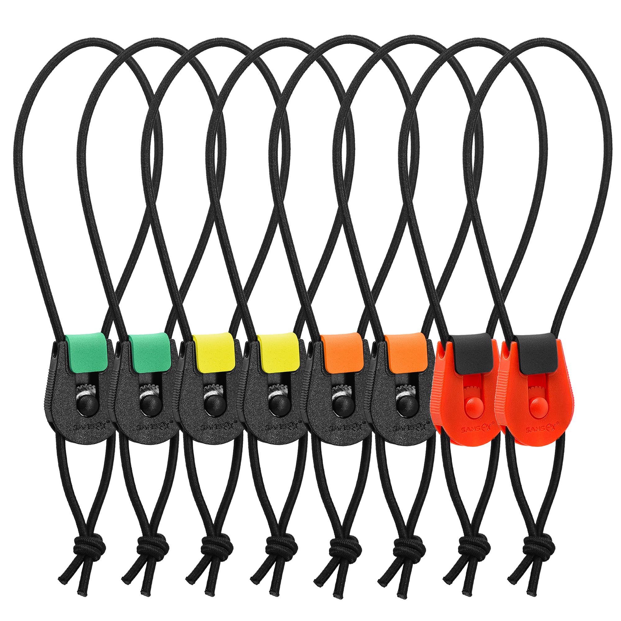 SAMSFX Fishing Rods Belt Stretchy Wrap Pole Straps Elastic Cable Ties for Casting Rods, Spinning Rods & Fly Rods