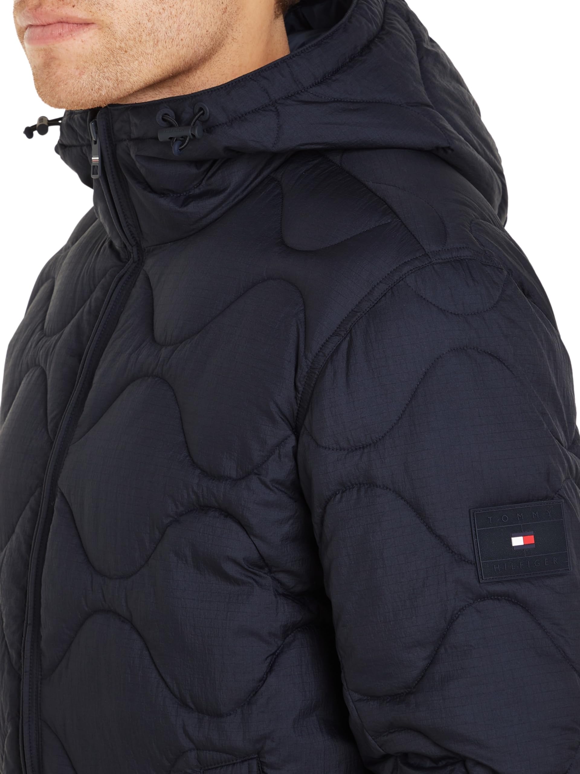 Tommy Hilfiger Veste Matelassée Homme avec Capuche