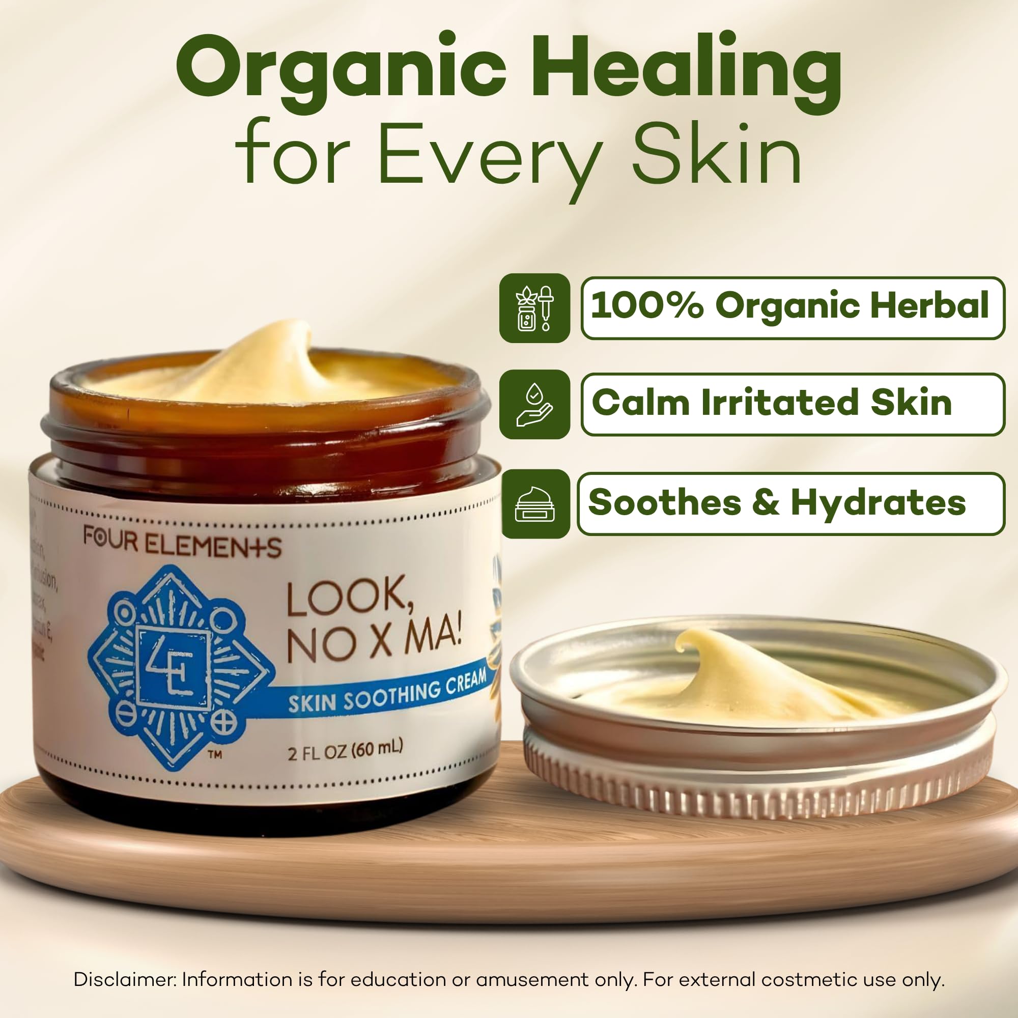 Amazon.com : Four Elements Look NO X MA Soothing Cream 2oz