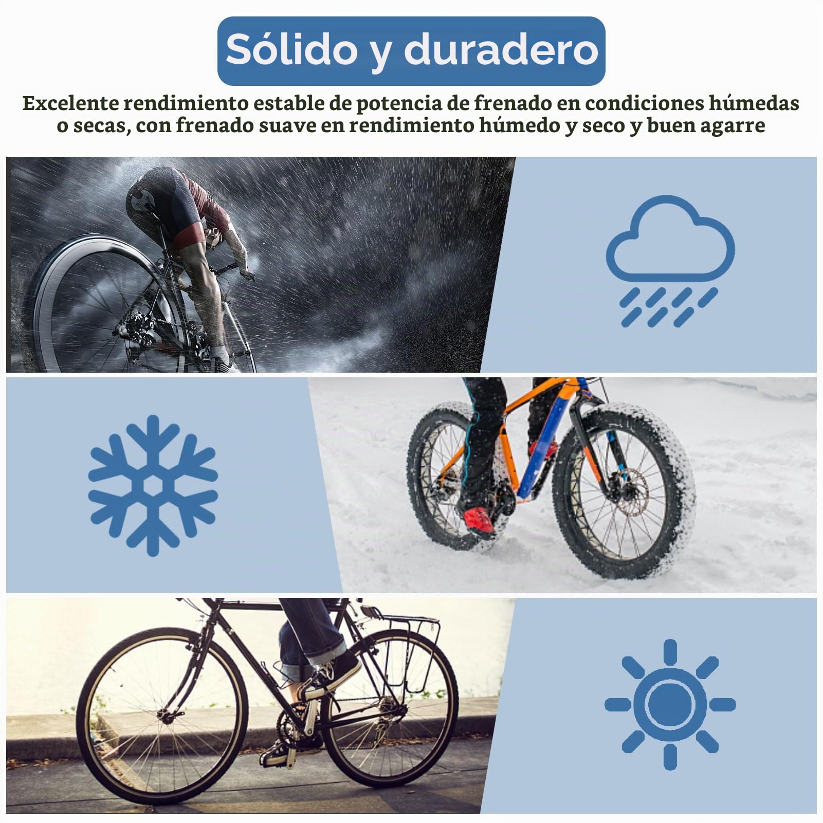Cyrank 5 Pares de Pastilla De Freno De Disco Semimetálico De Resina Negra, Eléctrico Pastillas de Freno, Piezas de bajo Ruido y Resistencia al Desgaste para Bicicleta de montaña