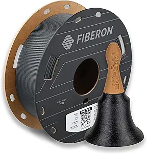 Polymaker Fiberon PPS-CF10 Filament Black 1.75mm 0.5kg, Extreme Heat Resistance - Fiberon Carbon Fiber Reinforced PPS 3D Printing Filament Ideal for Molding