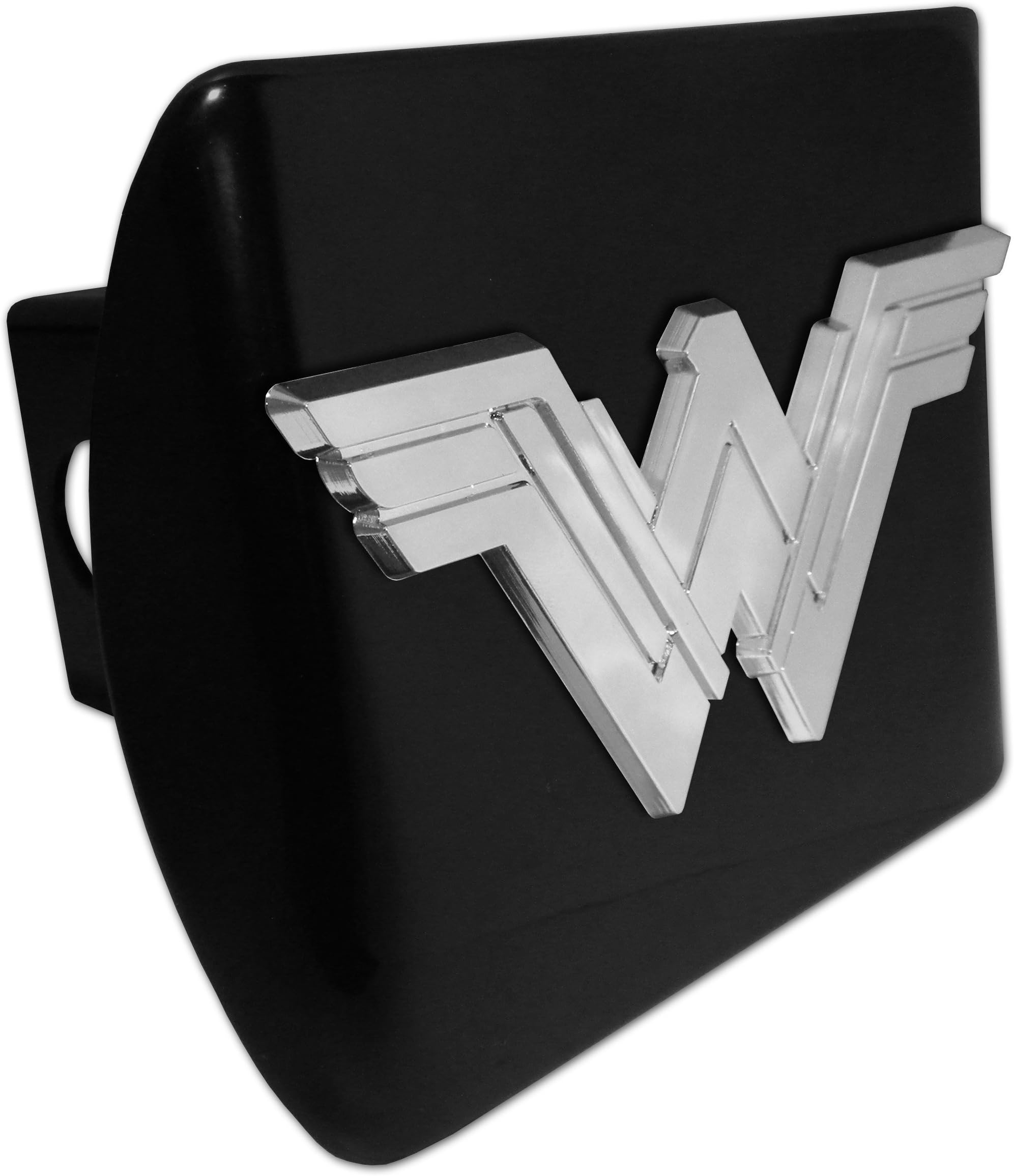 Elektroplate Officially Licensed Wonder Woman All Metal Black Hitch Cover for Trucks and SUVs | Fits Standard 2" Trailer Hitch Receivers | Premium Weatherproof