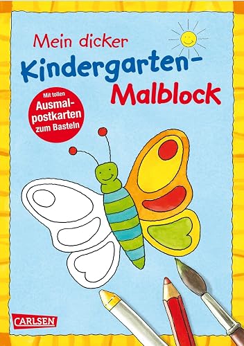 Mein dicker Kindergarten-Malblock: Kinderbeschäftigung ab 3