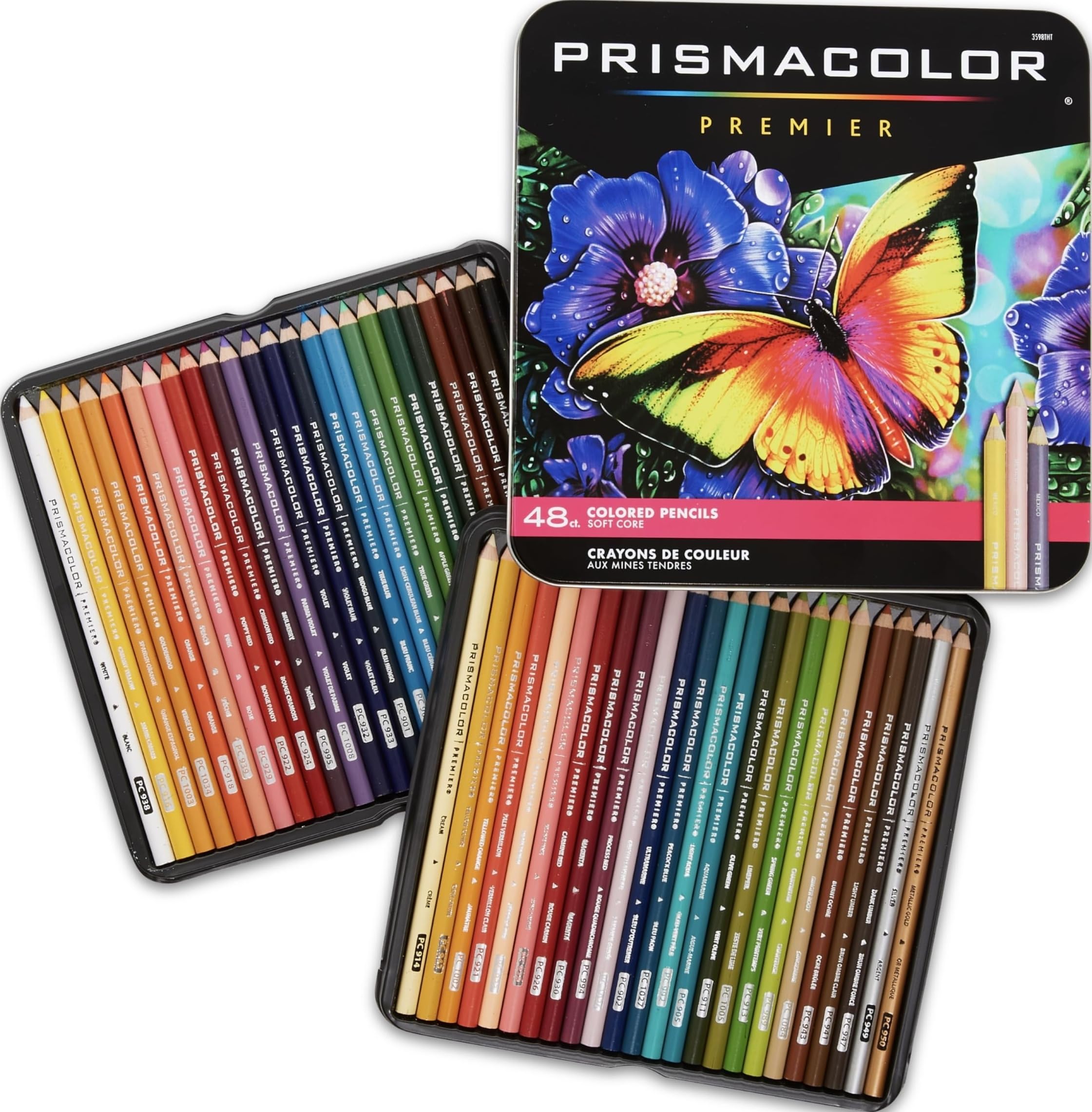 Prismacolor Premier Color matita impostato 48/Tin-W/Due Bonus Artstix