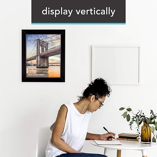 Miniatura 4 de Marco de fotos de pared plana de 8 x 10, color negro