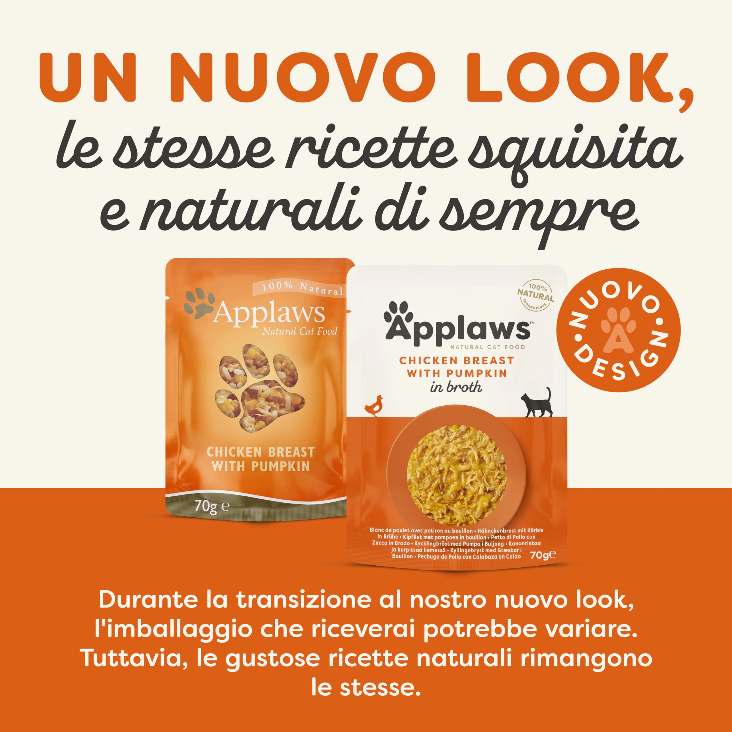 Cibo Umido Per Gatti Applaws - Filetto Di Tonno E Orata In Brodo Naturale, 12 Buste Da 70g - Foto 12