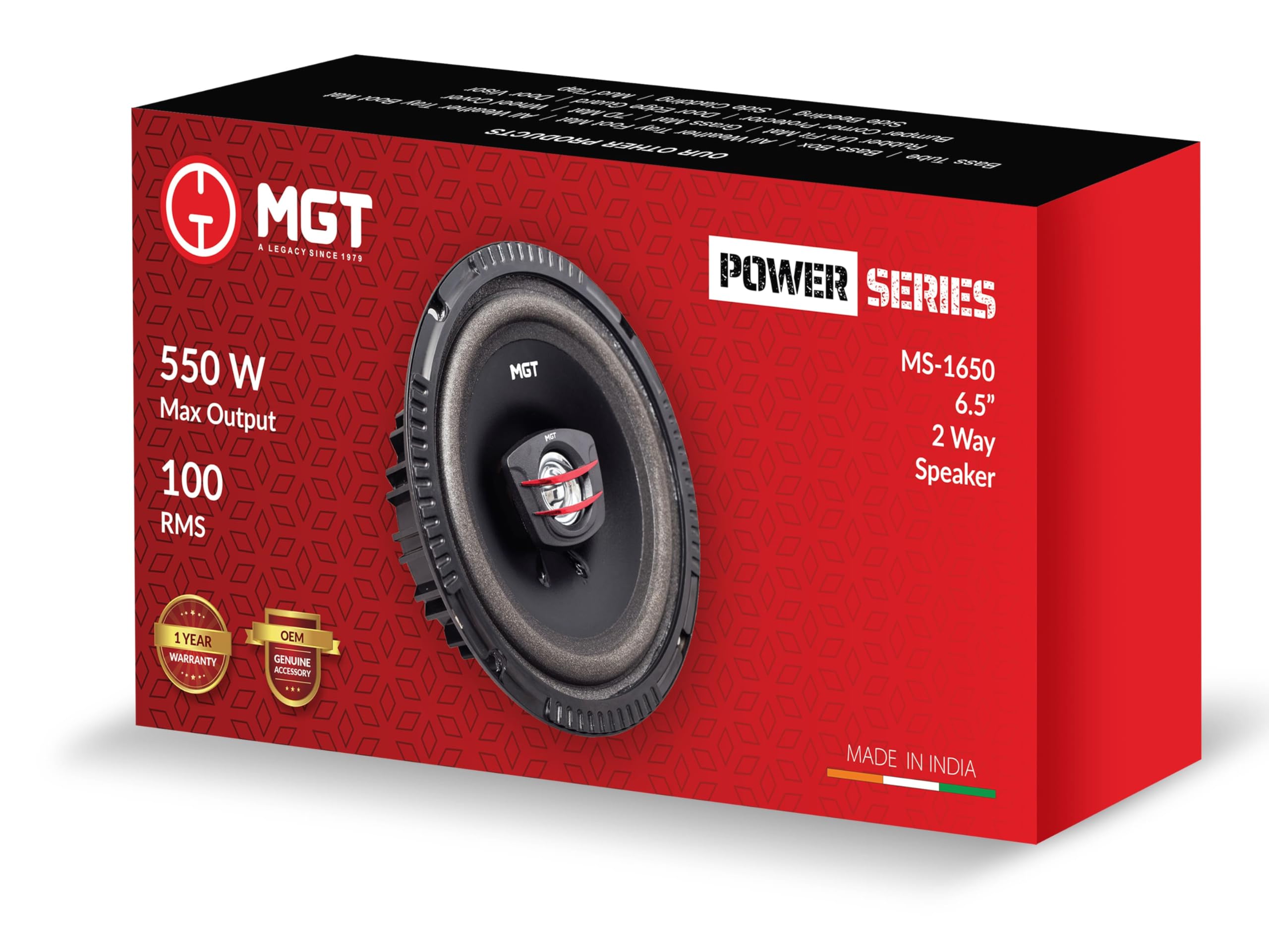 MGT Car Audio Speaker 6.5