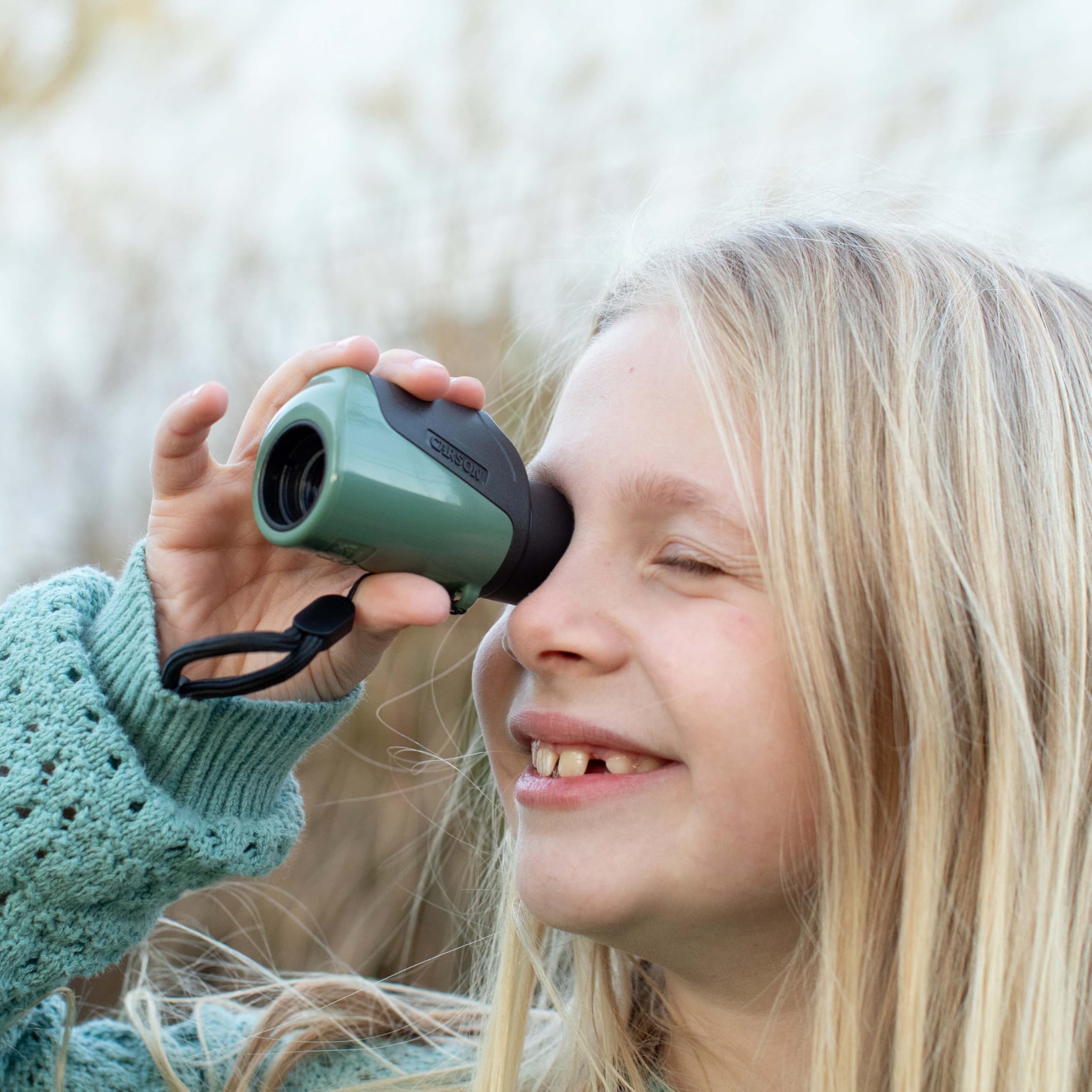 Bengal 0.276x0.709 in Focus Free STEM Toy Monocular para niños, herramienta de ciencia para niños al aire libre (BG-718) 5