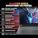 HP Victus, Intel Core 7 240H, 8GB RTX 5060, 24GB DDR5(Upgradeable) 1TB SSD, FHD, 144Hz, 300 nits, IPS, 15.6''/39.6cm, Win11, M365* Office24, Mica Silver, 2.29kg, fa2405TX, RGB Backlit, Gaming Laptop gallery image
