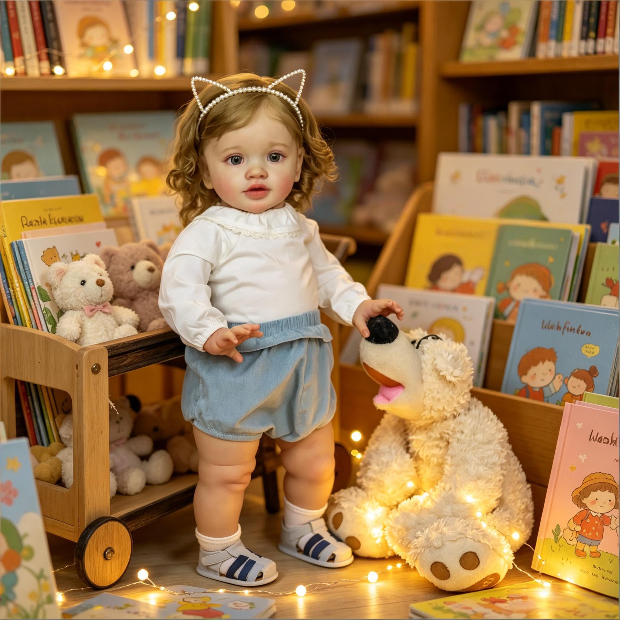 Realistische Reborn Kleinkind Puppen Mädchen 26 Zoll 66 cm Große Größe Reborn Babypuppen, Lebensecht Babypuppe Weicher Stoffkörper, Lebhafte Silikon Baby Puppe für Kinder