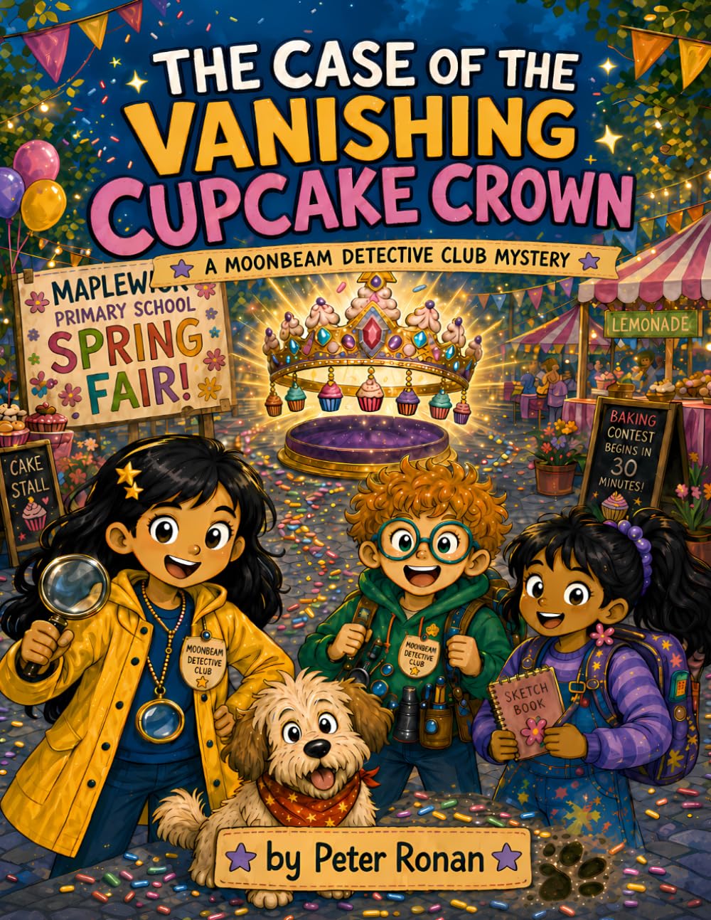 The Case of the Vanishing Cupcake Crown: A Moonbeam Detective Club Mystery