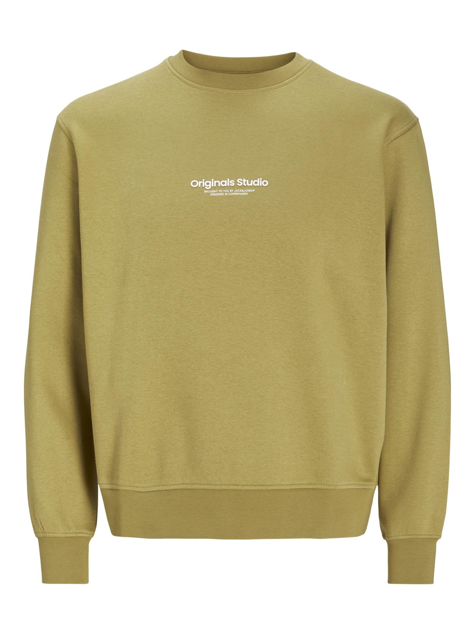 JACK & JONES Men's Jorvesterbro Sweat Crew Neck Noos, Cedar, M