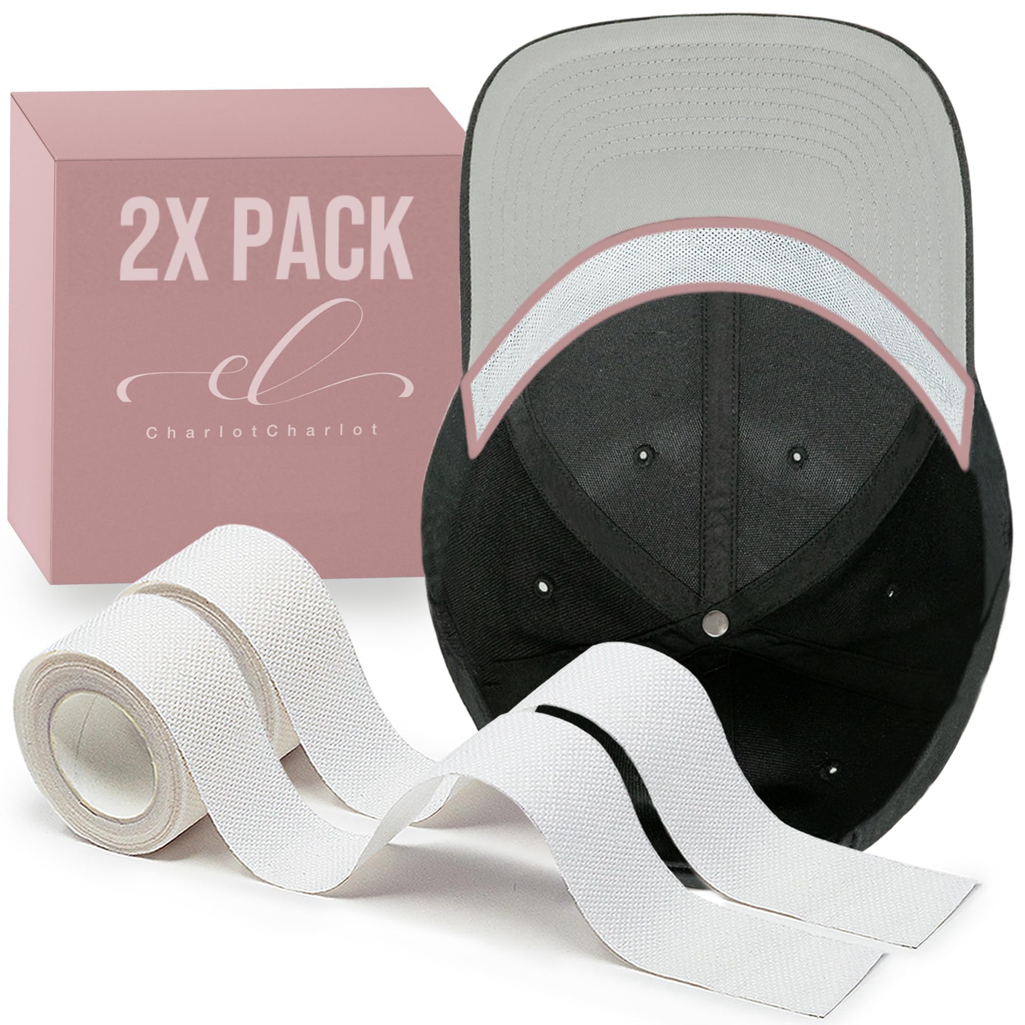 100 Stück Hut Schweißschutz Einlagen - Selbstklebende Inlays Für Kappen & Hüte