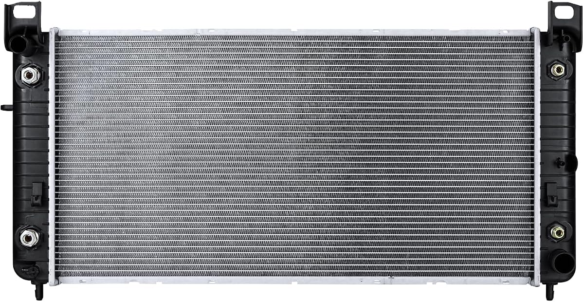 2370 Radiator Compatible with Chevy Silverado Suburban GMC Yukon Sierra Tahoe Escalade Hummer H2 4.3L 4.8L 5.3L 6.0L 6.2L Engine Radiator, 34", with TOC & with EOC