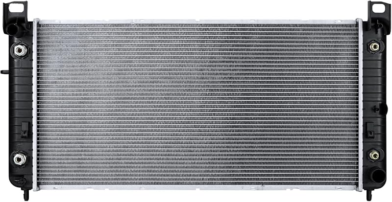 2370 Radiator Compatible with Chevy Silverado Suburban GMC Yukon Sierra Tahoe Escalade Hummer H2 4.3L 4.8L 5.3L 6.0L 6.2L Engine Radiator, 34", with TOC & with EOC