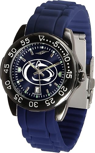 Sun Time Penn State Nittany Lions Fantom Sport AC Team Reloj para hombre con correa de silicona, FantomSport AC Anocromo
