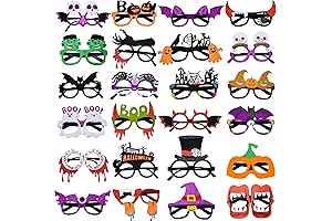 Garma 24 Pcs Halloween Glasses for Kids & Party Favors Novelty Eyewear