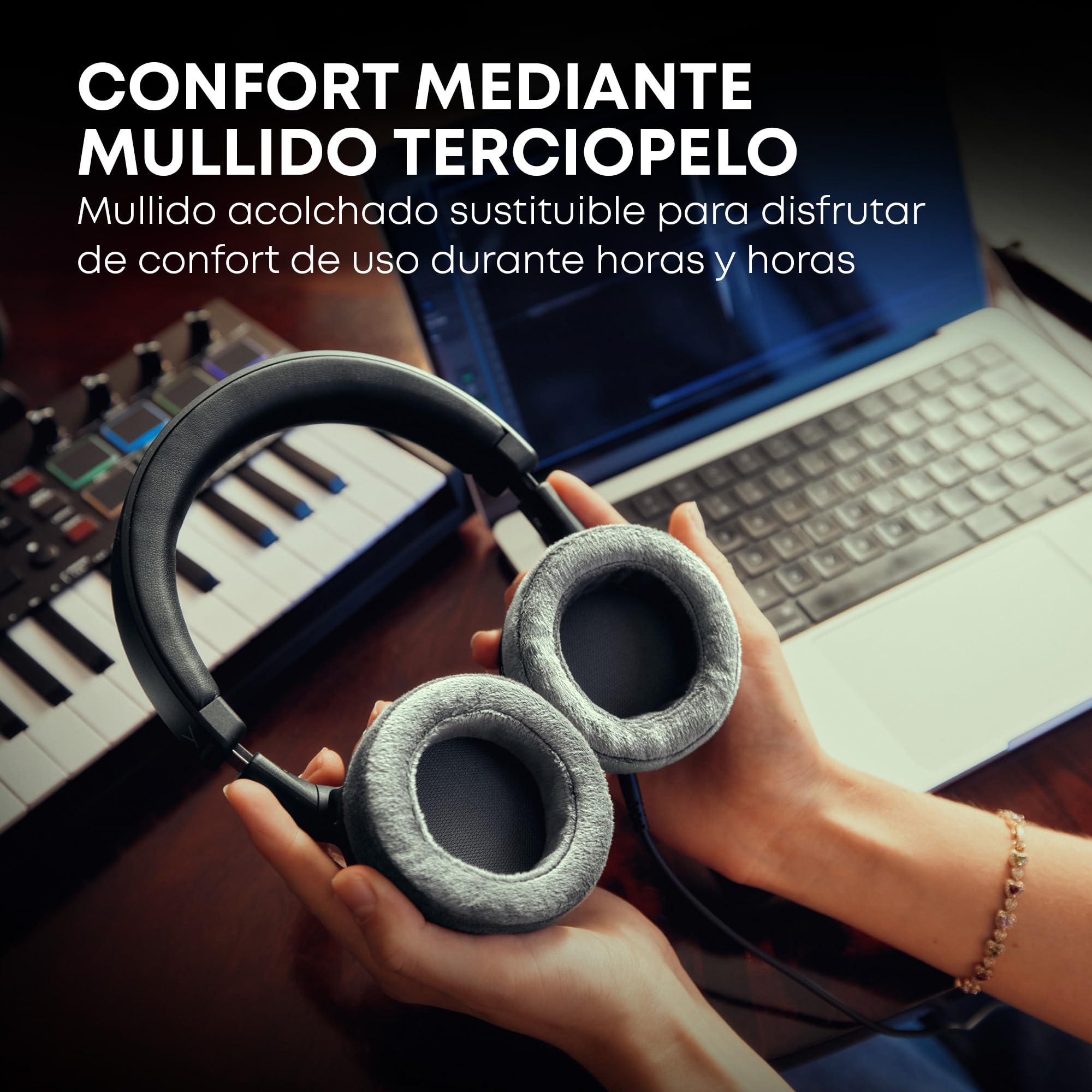 beyerdynamic DT 270 Pro Auriculares de Estudio compactos y circumaurales, para grabación y monitorización