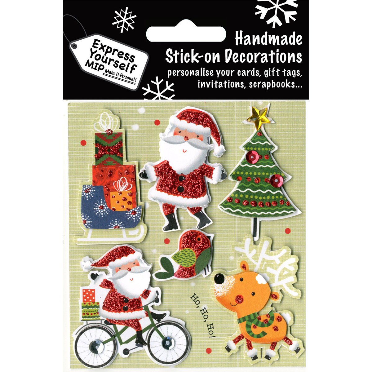Express Yourself MIP 3D Stickers, Multi-Colour, 10.16 x 16.51 x 0.46 cm, 10.16 x 16.510000000000002 x 0.46 cm
