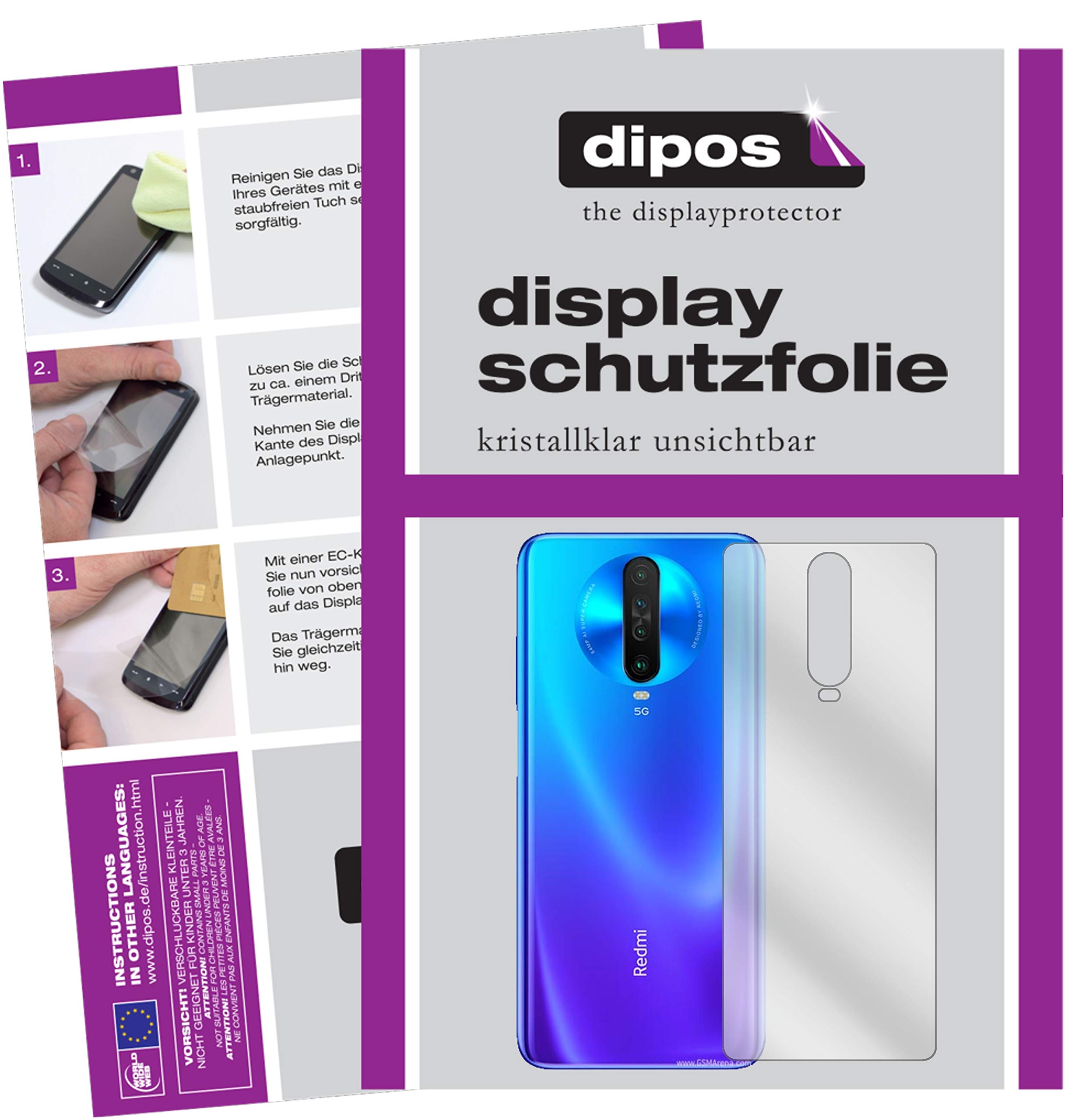 Dipos - 6x Pellicola Protettiva Compatibile Con Doogee N10 Pellicola Di Protezione Cristallo 4051837412708
