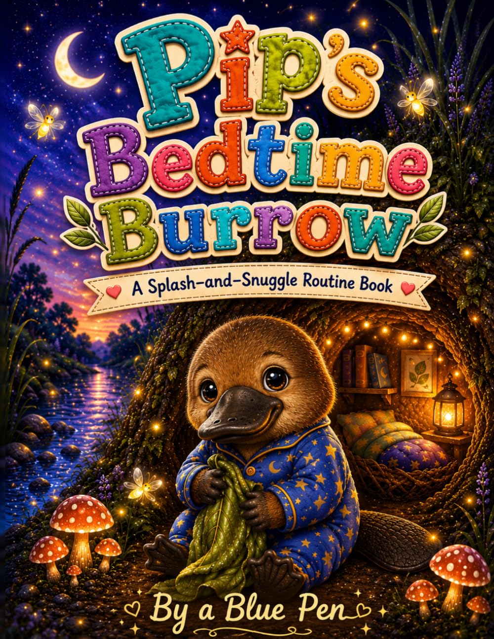 Pip's Bedtime Burrow: A Splash-and-Snuggle Routine Book