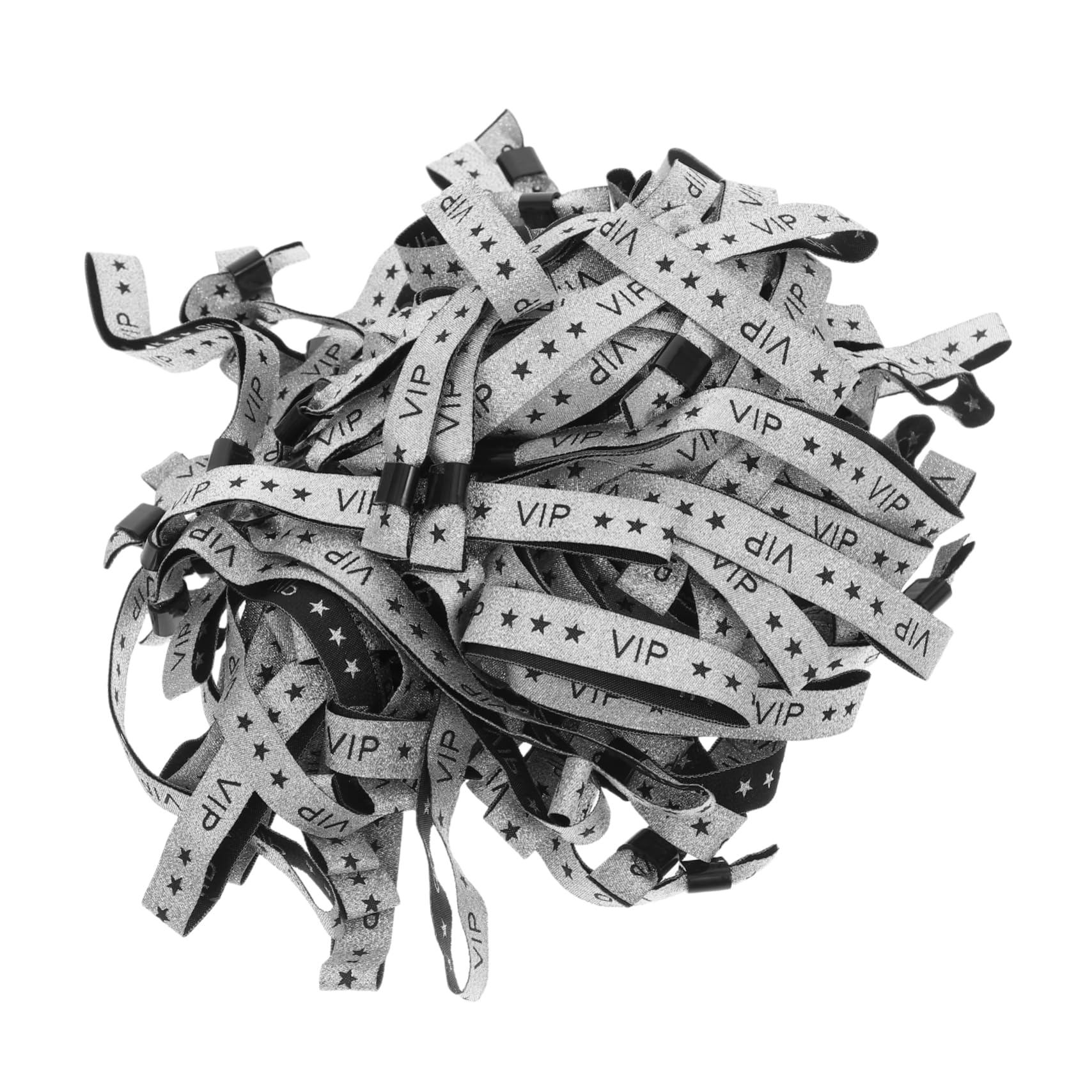 100 Piezas Pulseras de Actividad para Eventos Fiestas y Conciertos Color Material de Tela Pulseras de Identificación para Conciertos para Actividades al Aire