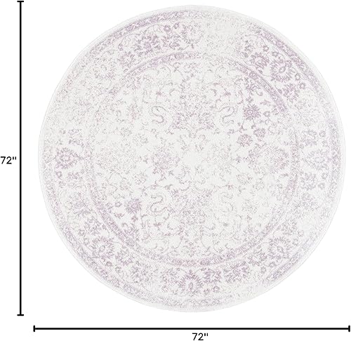 Miniatura 565 de Safavieh colección Adirondack - Alfombra de área, 6 x 9 pies, gris y azul, diseño oriental desgastado, no desprende pelusa, fácil cuidado, ideal