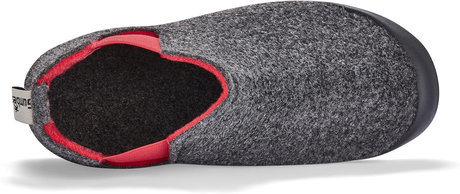 Gumbies Brumby Boot Slippers for Indoors and Outdoors, Eco-friendly Felt Uppers, Elasticated Sides, Recycled Rubber Outsoles - Comfort Guaranteed