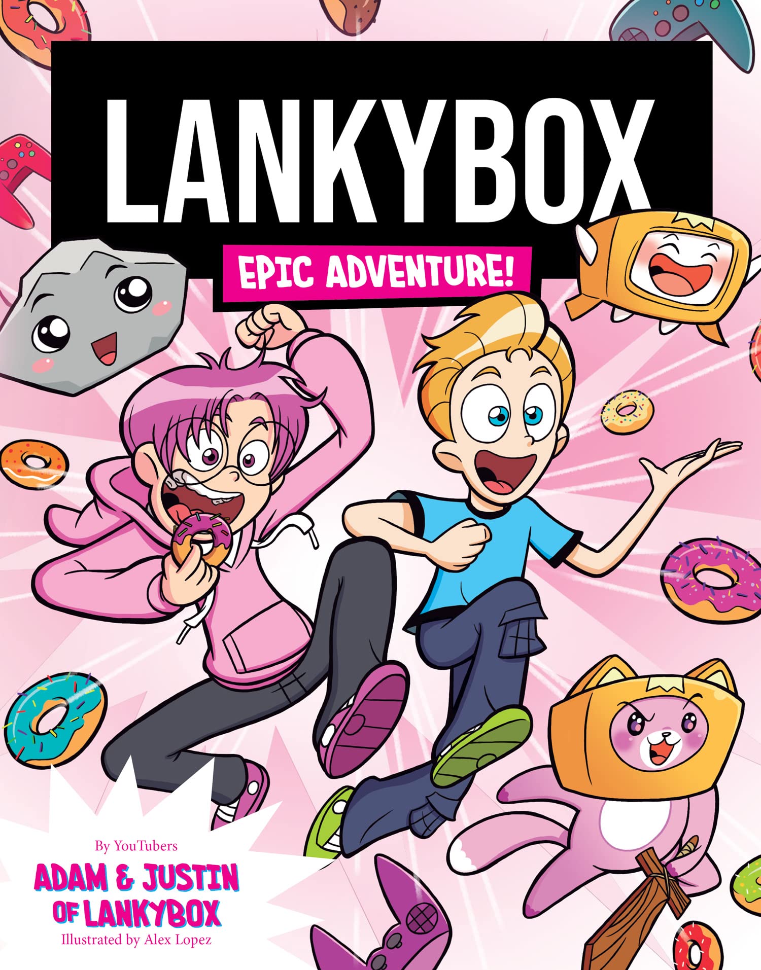 Lankybox Epic Adventure: A hilarious graphic novel from YouTube sensations LankyBox Paperback – 3 Aug. 2023