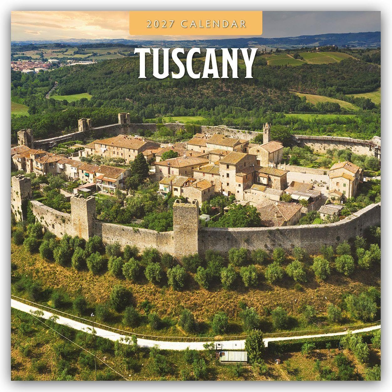 Tuscany 2027 Square Wall Calendar: Original Red Robin Publishing Ltd-Kalender [Mehrsprachig] [Kalender]