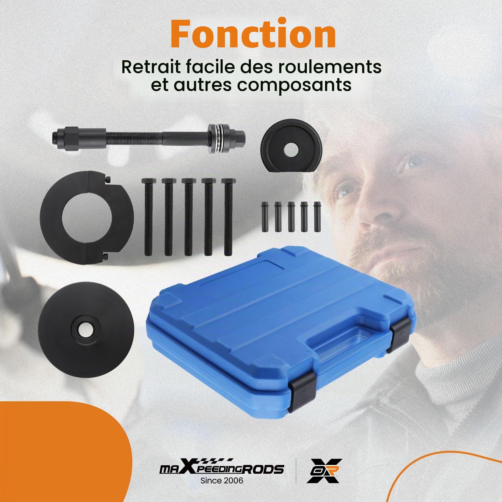 maXpeedingrods Outil de roulement de roue Transporter pour Citroën, pour Opel, pour Peugeot, pour Toyota 9819074780 SU001A6528 FAG: 713 6506 80, SKF: VKBA 7120 J-0562