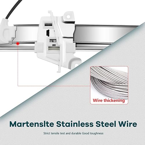 Miniatura 41 de Elevalunas eléctrico Trasero izquierdo Lado del conductor con motor se adapta a 2008-2012 para Ford Escape 2008-2011 para Mercury Mariner 2008-2011