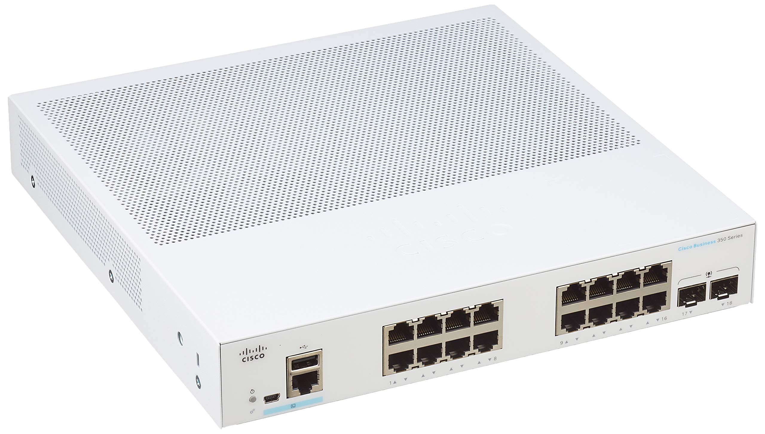 Cisco Business CBS350-16T-2G Managed Switch | 16 porte GE | 2x1G SFP | Limited Lifetime Protection (CBS350-16T-2G)
