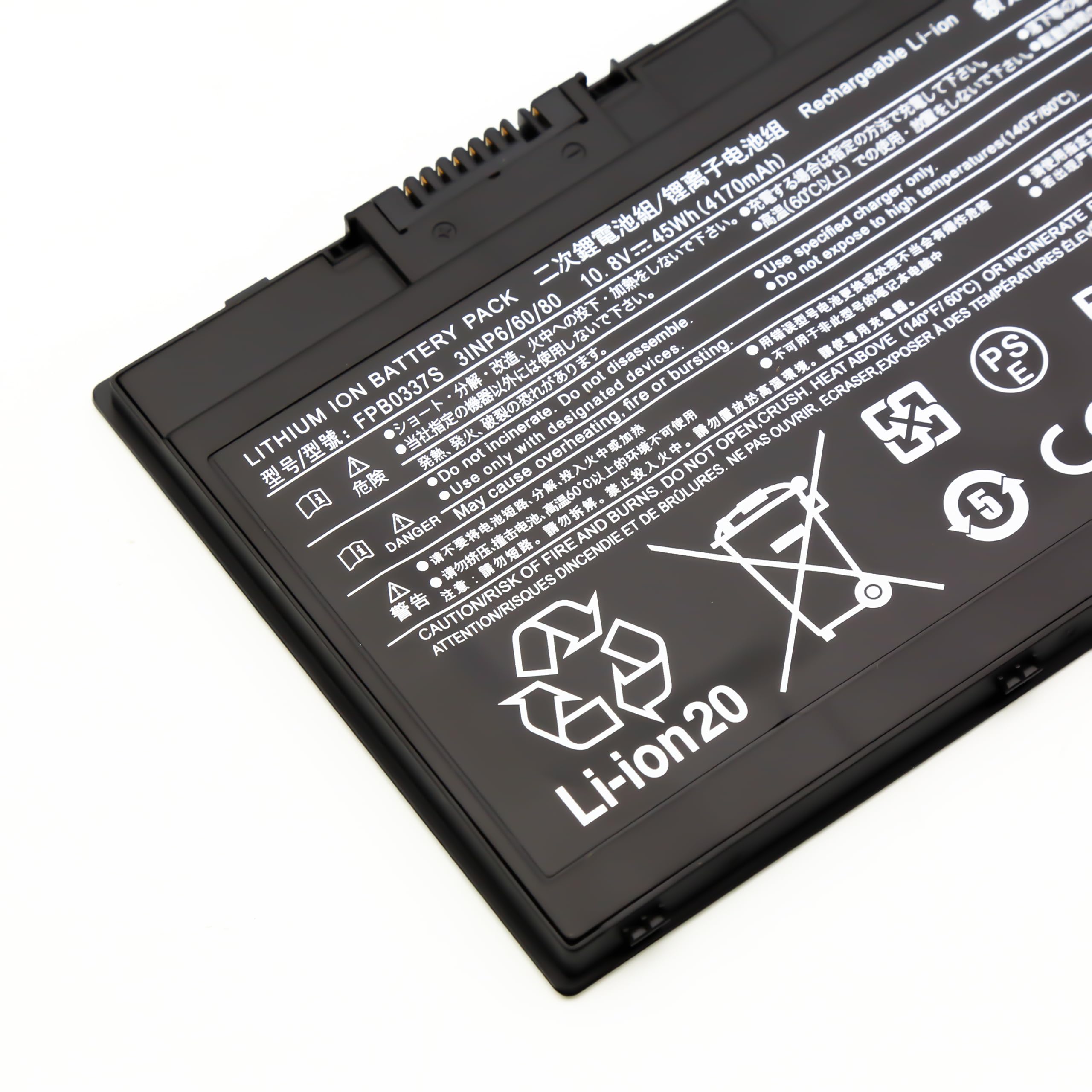 BLESYS Bateria FPB0337S do Fujitsu Lifebook U727 U728 U729 U729X P728 P727 Series FPCBP528 FPCBP530 FMVNBP246 FMVNBP245 FPCBP530AP [10,8V 45Wh]