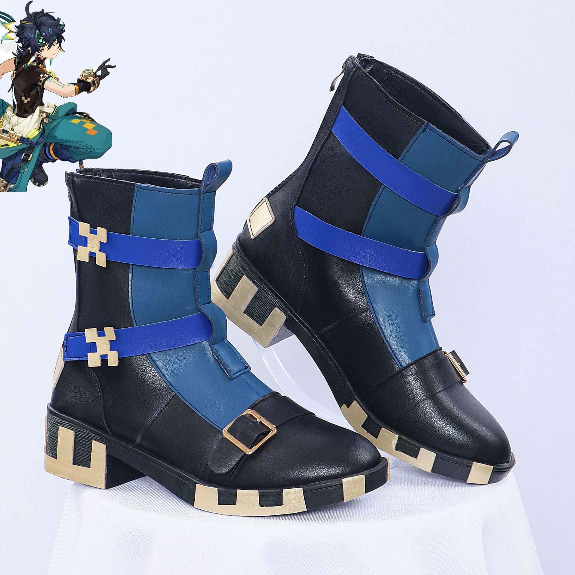 Amazon.co.jp: 原神 キィニチ 靴 コスプレ道具 Kinich コスプレ靴 COS 