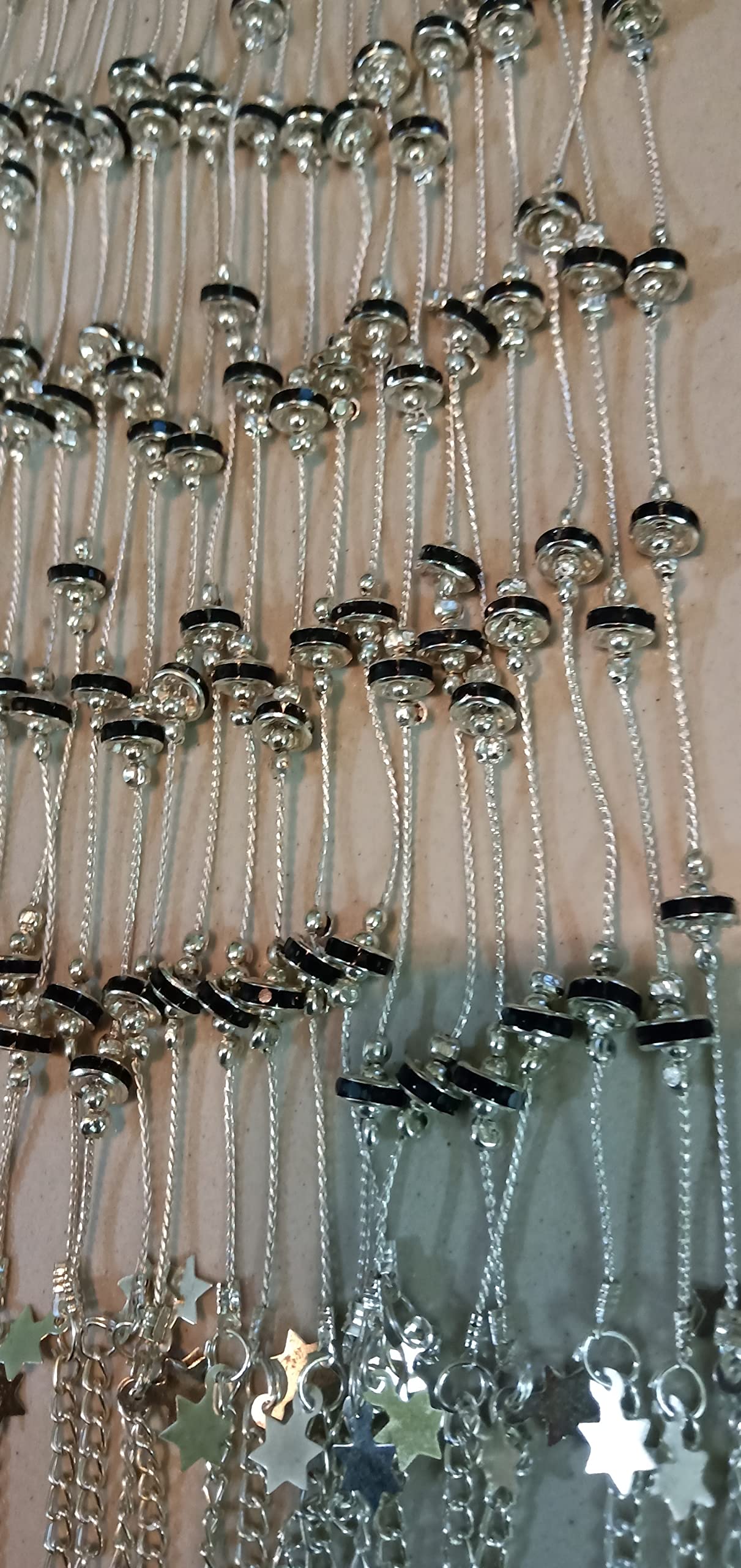 Anklets for Women stylish with Black rings Pack of one-image-24