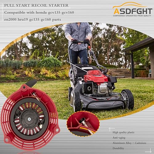 Miniatura 6 de GCV160 - Arrancador de retroceso de arranque para Honda GCV135 GCV160 EN2000 Hru19 GC135 GC160 piezas de motor generador de repuesto 28400-Zl8-023ZA