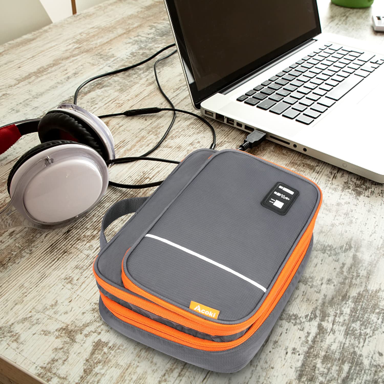Organizer Da Viaggio Per Cavi E Accessori Elettronici – Borsa Portatile Impermeabile – Rosso/Viola/Grigio/Blu/Nero