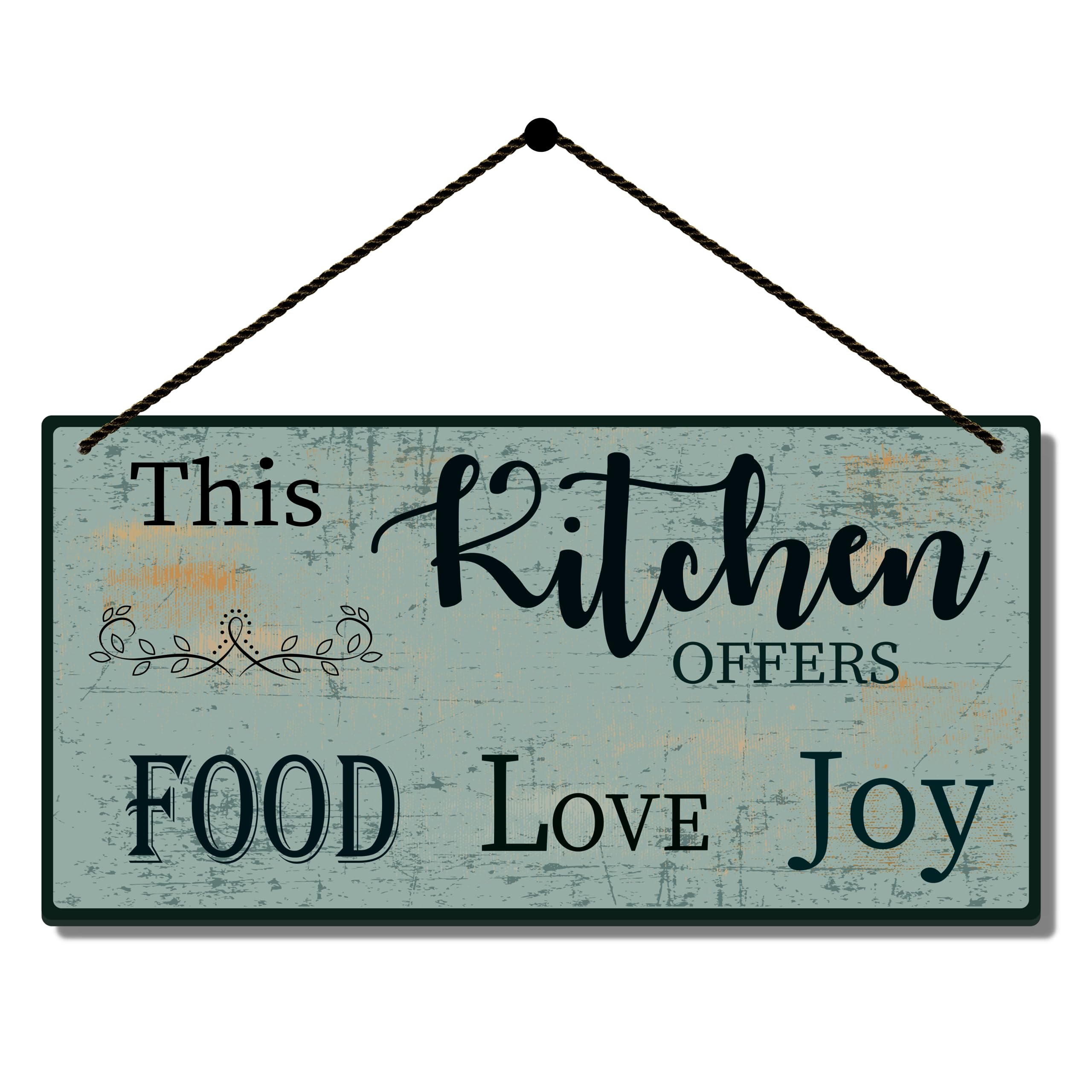 Expleasia, Exuberant & Luxury Decor Decorative Wall Hanging Wooden Art Decoration Item for Home | Office | Living Room | Bedroom | Decoration Items |Home Decor| Gift Items (Kitchen-Food Love Joy)