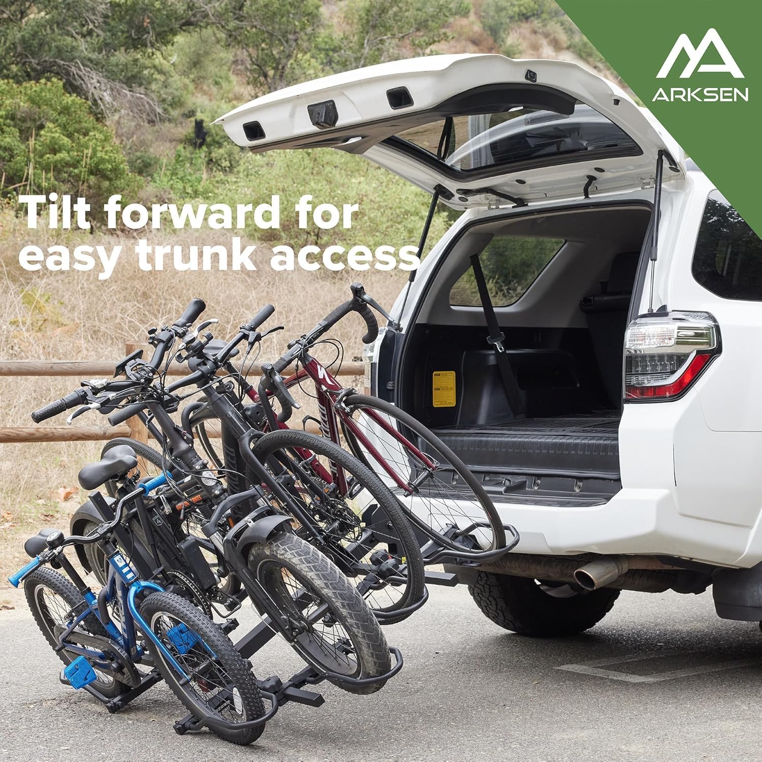 Snapklik.com : Arksen 4-Bike Hitch Mount Rack, 2