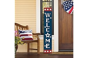 Patriotic Wooden Porch Sign For Memorial Day