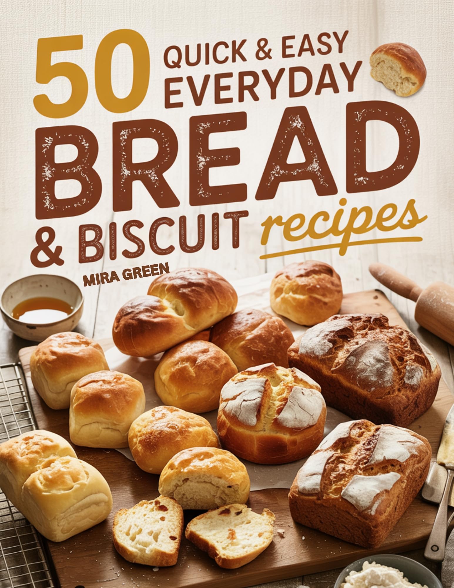 50 Quick and Easy Everyday Bread & Biscuit Recipes: Beginner-Friendly Breads and Biscuits You Can Make Anytime (50 Quick & Easy Everyday Cooking Series Book 5)