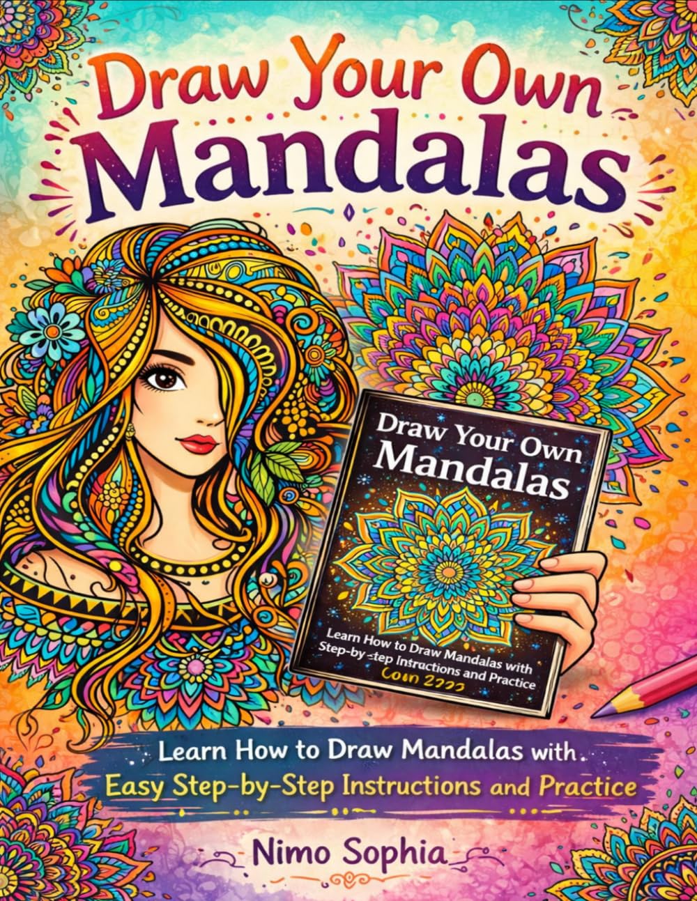 Draw Your Own Mandalas: learn how to draw Mandalas with Easy Step-by-Step Instructions and Practice
