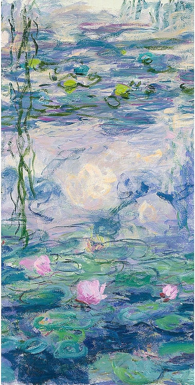 CafePress Water Lilies Claude Monet Fine Art 30"x60" Absorbent Cotton Back, Soft Beach, Pool Towel