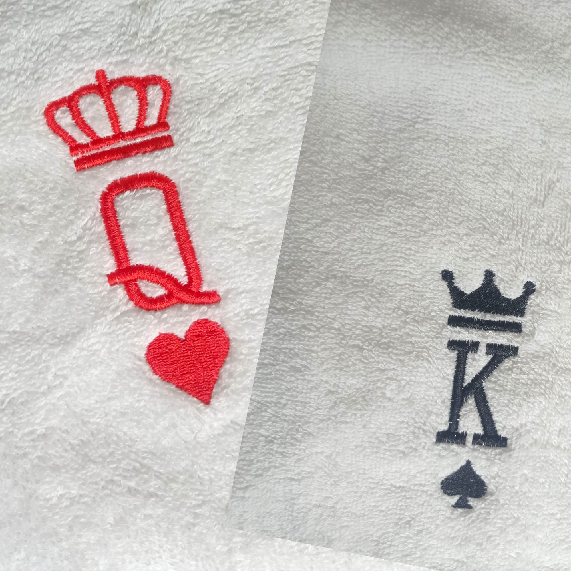 Accappatoi King & Queen. Accappatoio lui e lei in spugna di cotone.