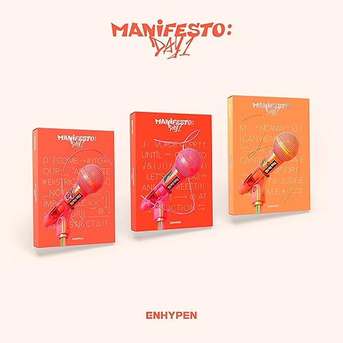 ENHYPEN - Manifesto  Day 1 (Full Set Album incl. CD, Photobook, Photocard, Postcard, Message Card, Badge, Sticker, Folded Poster, Extra Photocards)