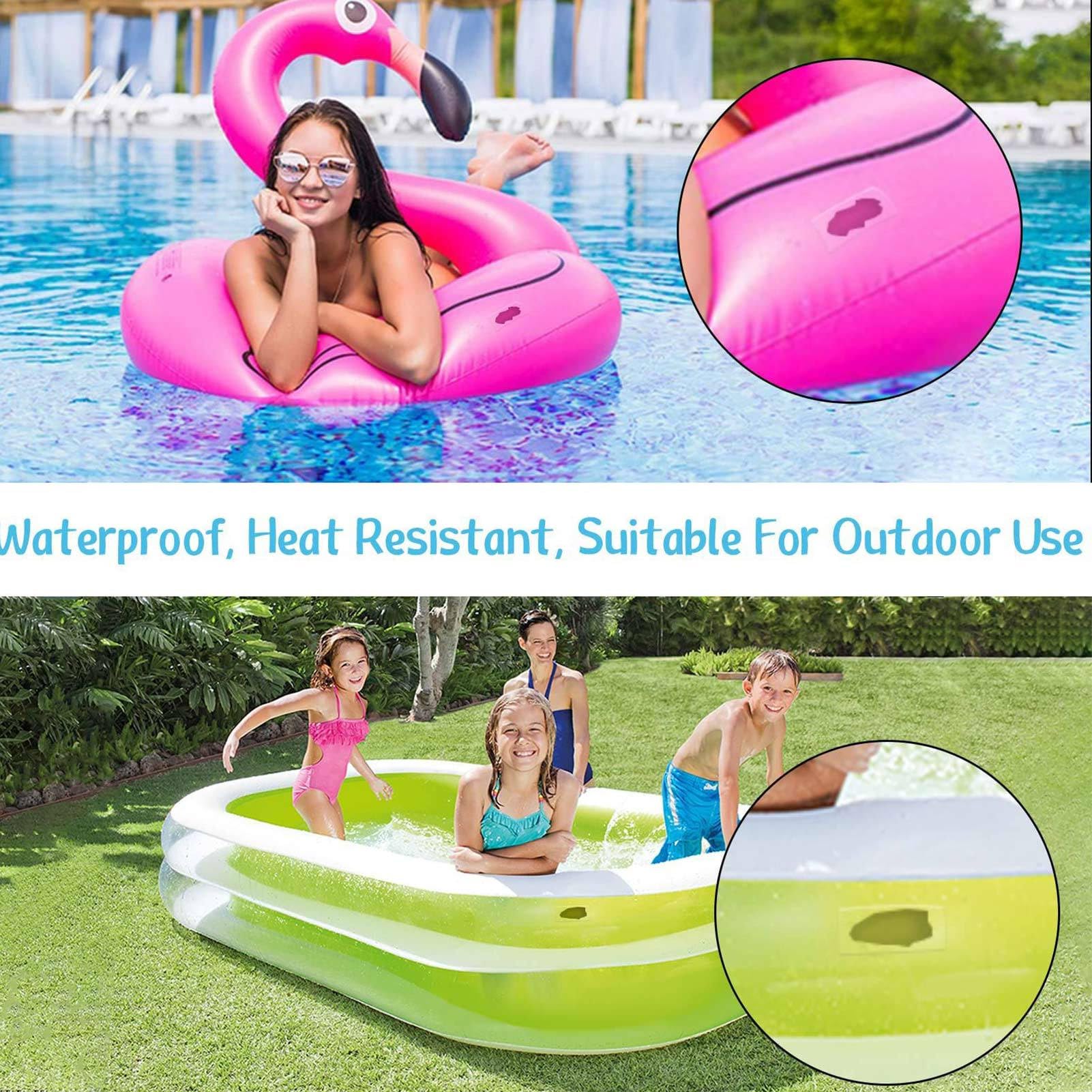 6 Teile/Satz TPU Pool Aufblasbare Reparatur Flicken Transparentes,
