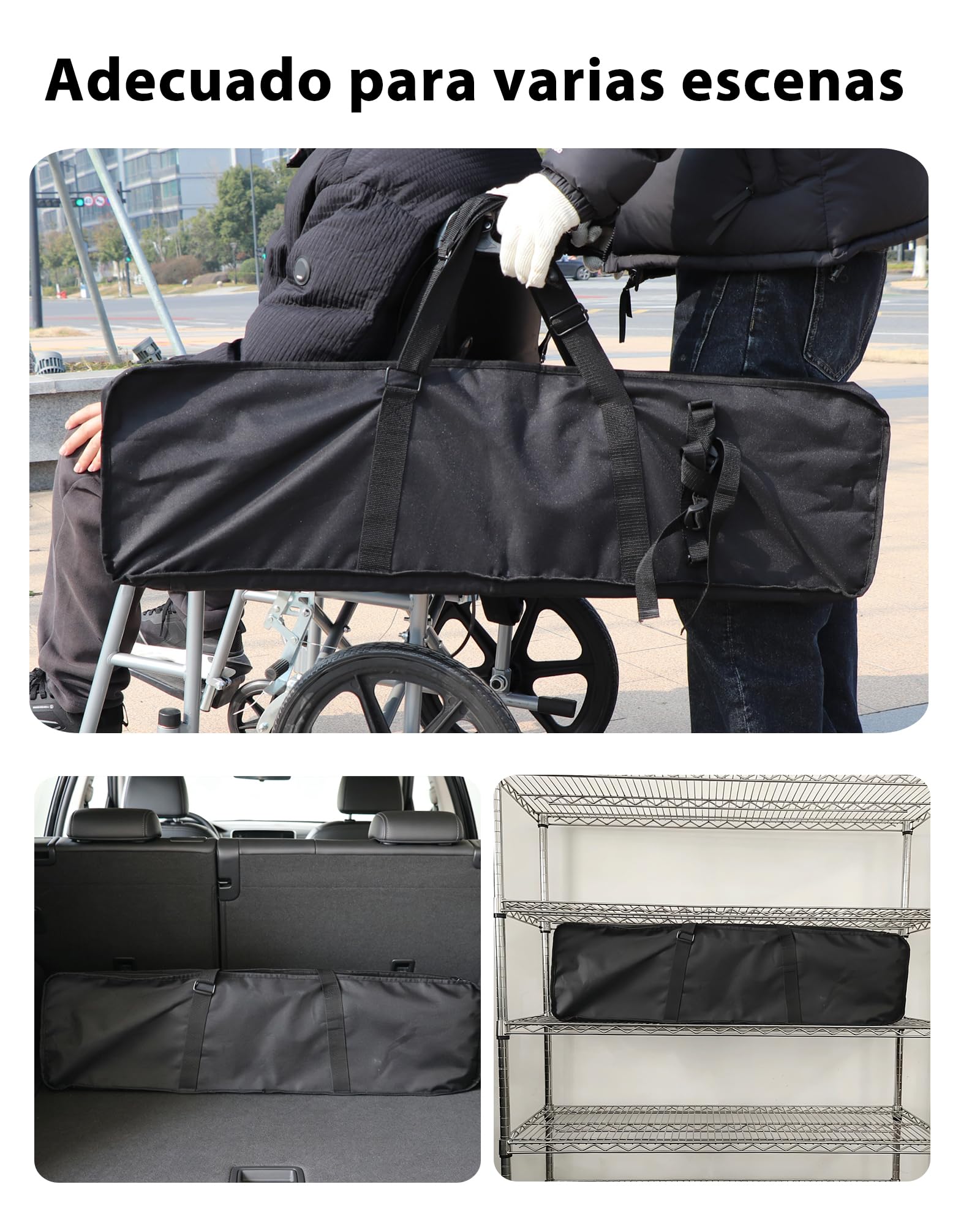 ANYBOY 106CM-182CM telescopica rampa para escaleras Silla Ruedas,Resistencia a 300 kg, 2 Unidades por Paquete, Incluye Bolsa de Almacenamiento,rampa minusvalidos portatil | Longitud ajustable, carga de 300 kg, para escaleras, juego de 2, con bolsas de alm