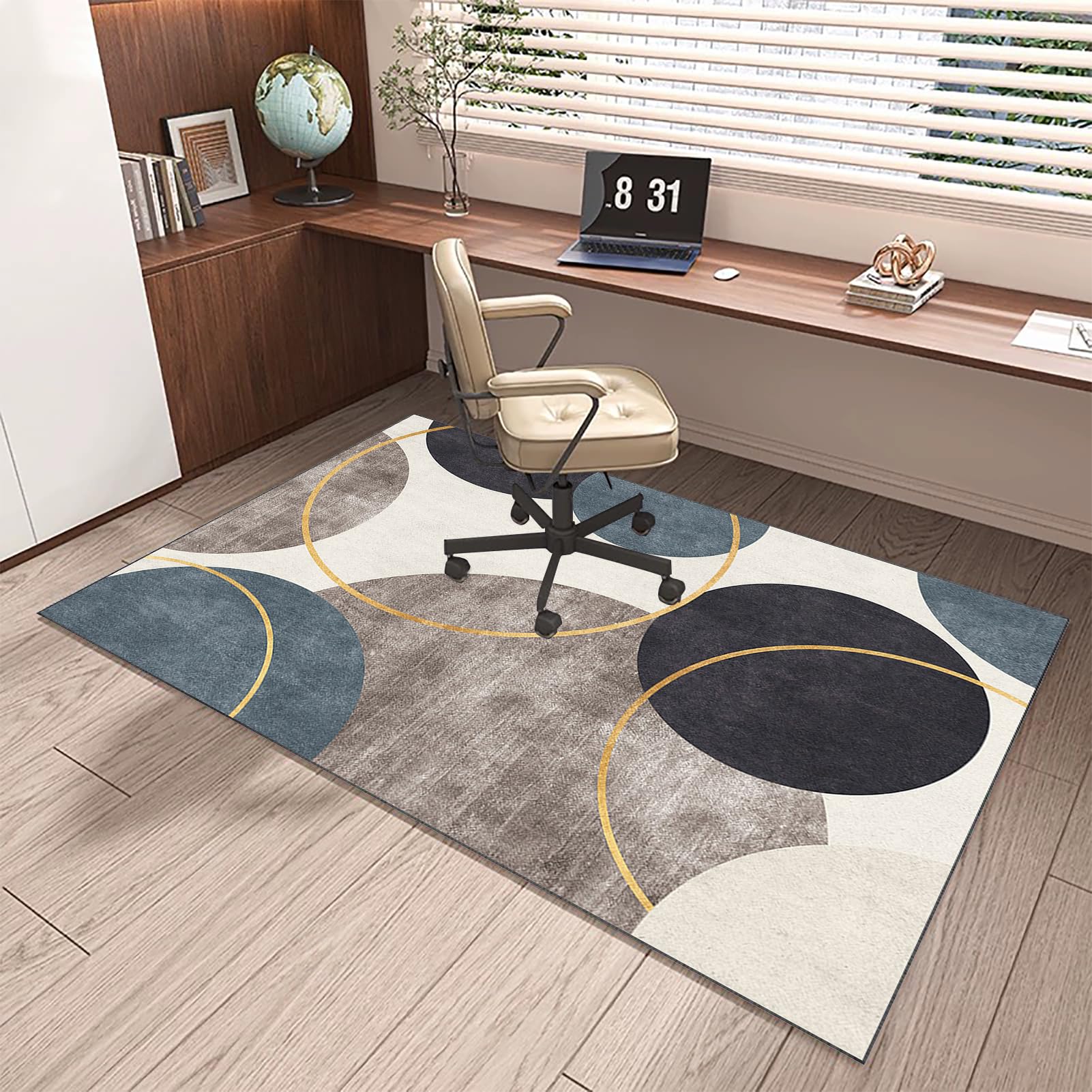 Alfombrilla para Silla de Gaming Oficina Protector de Suelo Alfombrilla para Silla de Oficina Protector Suelo Silla Ruedas 100 x 140 cm Alfombras Gaming Oficina Suelo para Suelos Duros Laminado
